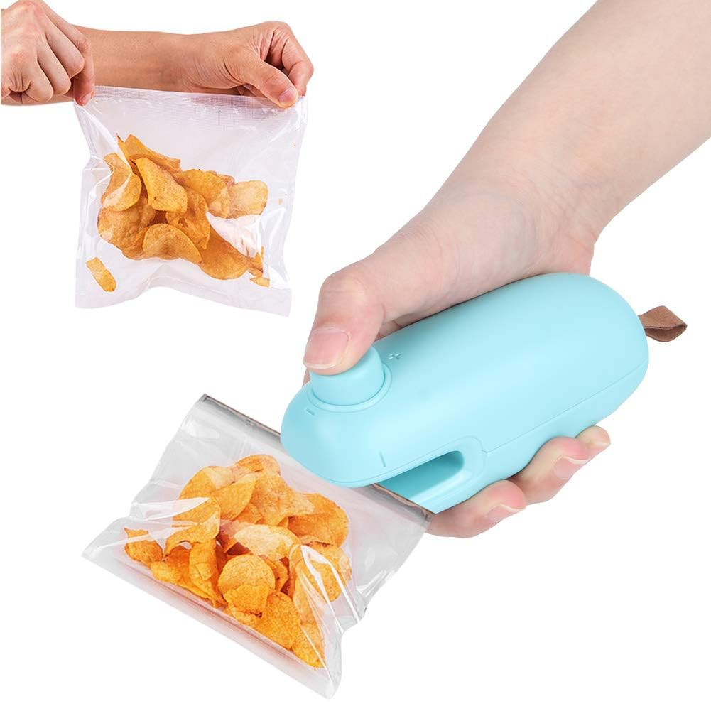Mini Portable 2-in-1 Sealer & Cutter – Keep Your Food Fresh Anytime