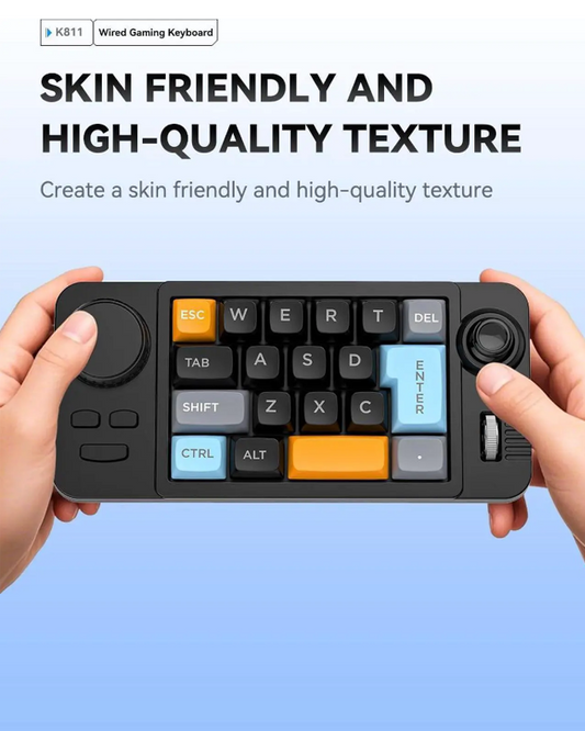 19-key hot-swappable keyboard with programmable macros