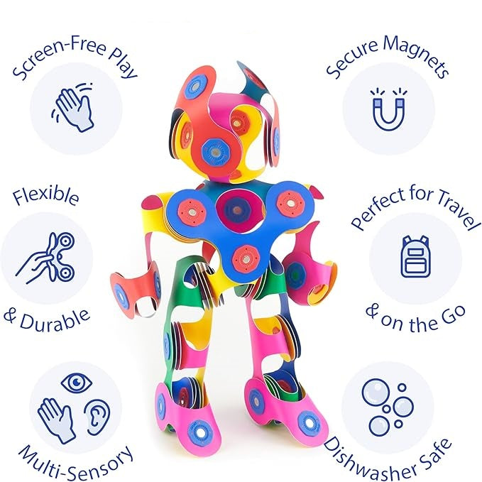 Rainbow Magnetic building Blocks