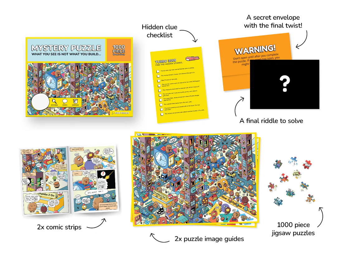 1000-Piece Puzzle - The Town's Final Secret