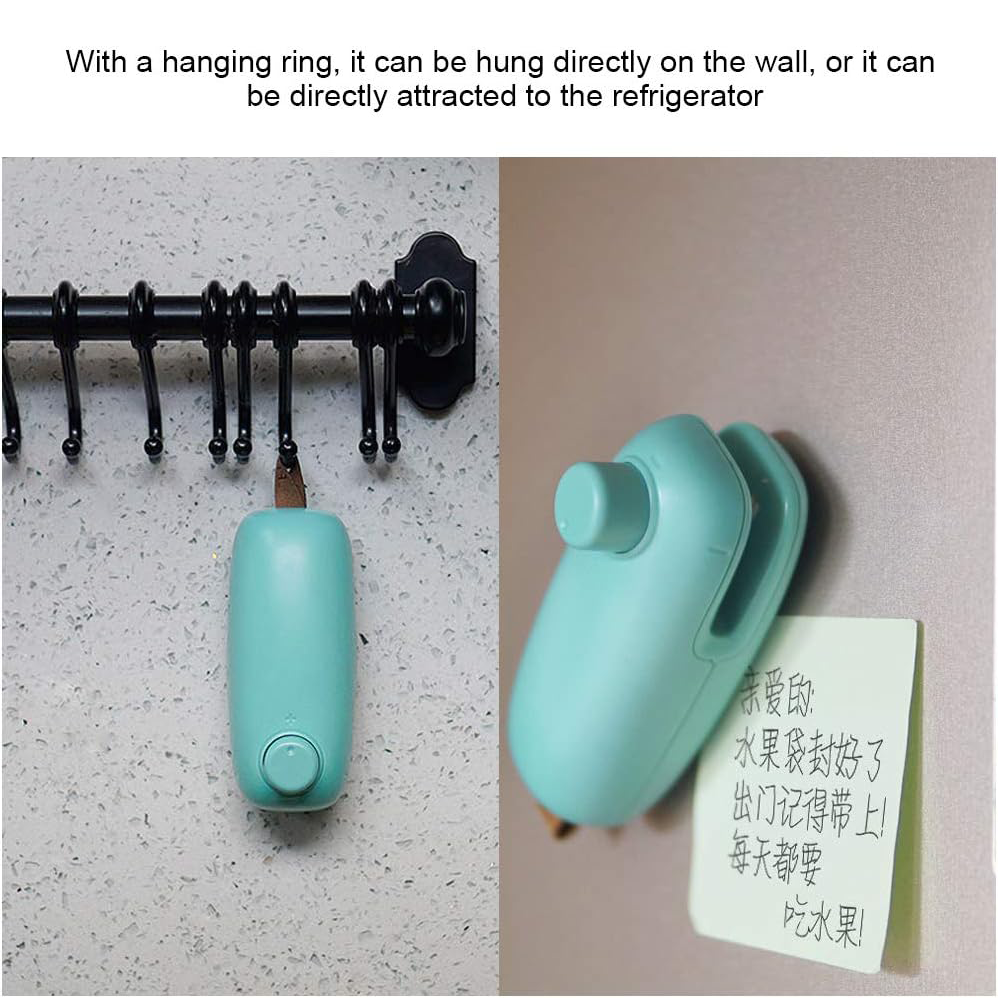 Mini Portable 2-in-1 Sealer & Cutter – Keep Your Food Fresh Anytime
