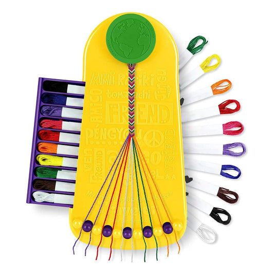 Bracelet Making Kit – Creative DIY Craft Set, Suitable for All Ages, Includes 20 Pre-Cut Threads