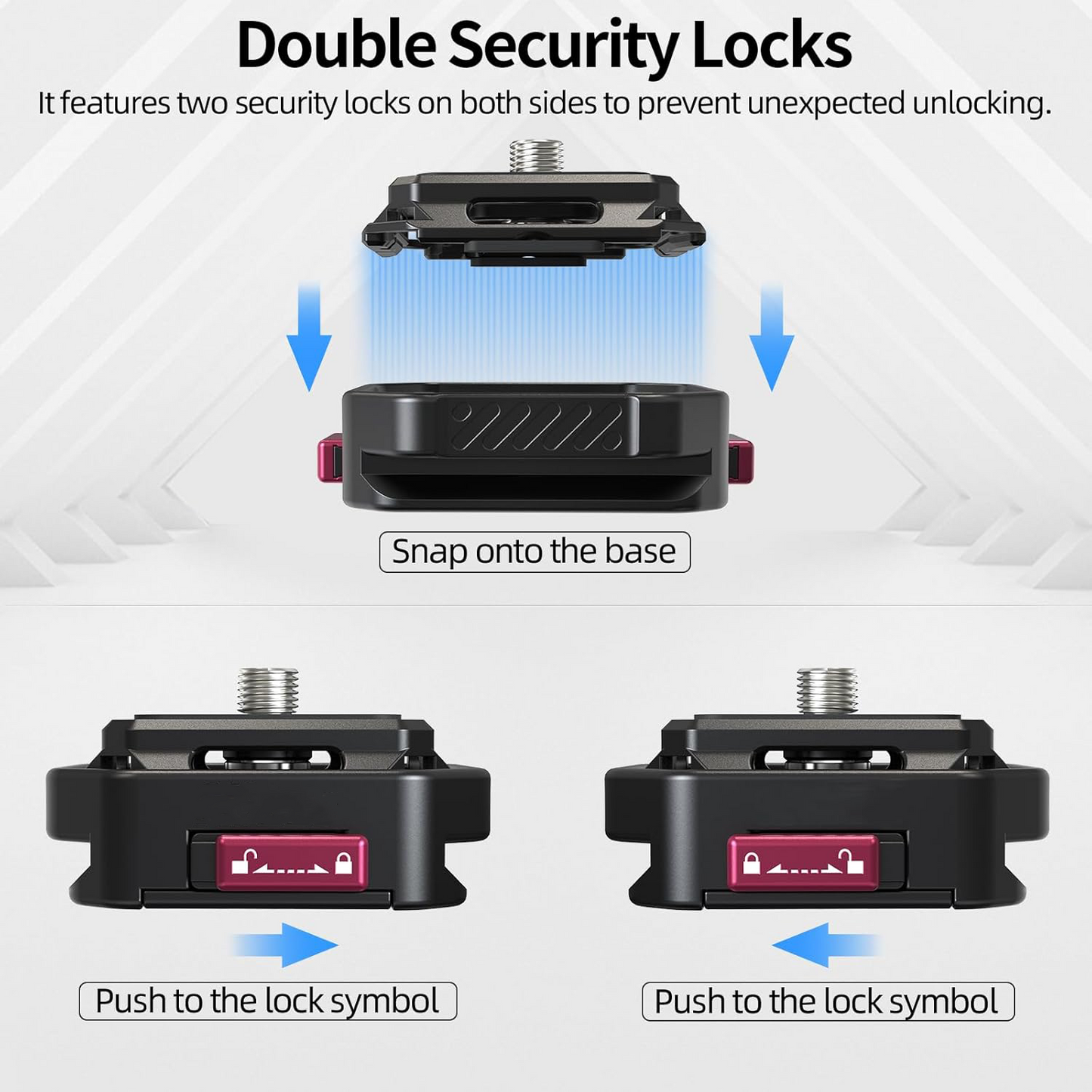 Quick Release Camera Plate – Built-In Arca Base with 10 kg Load Support