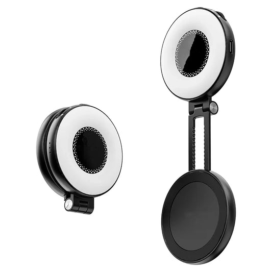 Magnetic self-timer ring light