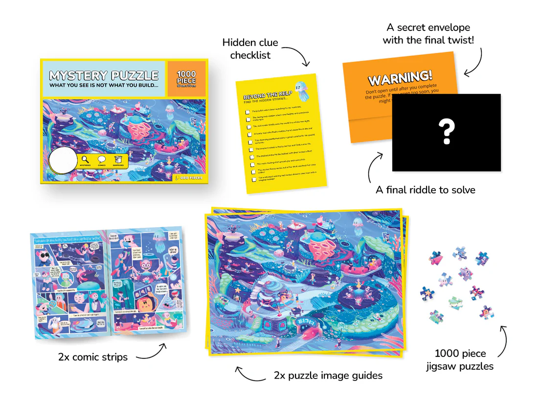 1000-Piece Puzzle - The Town's Final Secret