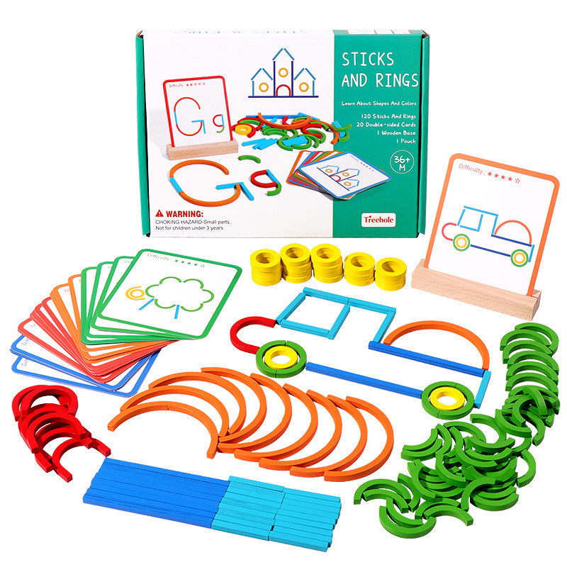 Montessori Smart Sticks – Creative STEM Learning Toy for Kids Ages 3+