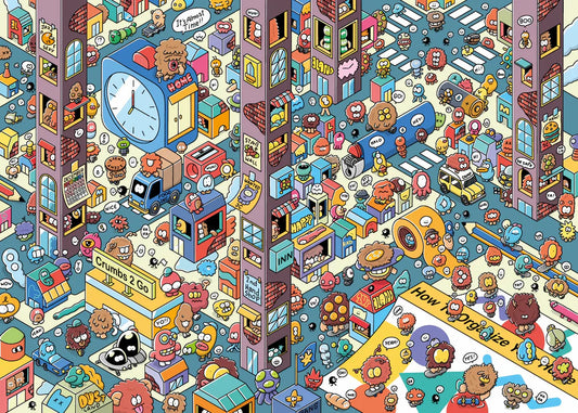 1000-Piece Puzzle - The Town's Final Secret