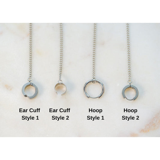 Earbud Storage Earrings | Stylish Stainless Steel Earrings for Music Lovers