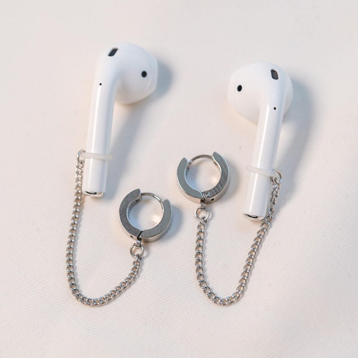 Earbud Storage Earrings | Stylish Stainless Steel Earrings for Music Lovers