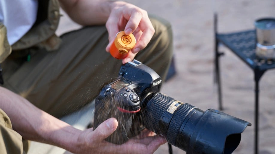 Portable 3-in-1 Air Pump with Camping Light – Compact & Powerful